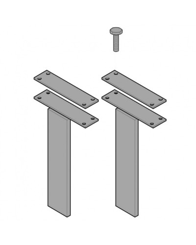 Кронштейны крепления створок C003 Came 119RICX014 в Нижнем Тагиле Запчасти для шлагбаумов и автоматики Pintop.ru