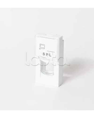 Лицевая панель 45x22,5 мм, для 1 модуля Keystone SPL (500019) в Нижнем Тагиле Аксессуары для кабель-канала Pintop.ru