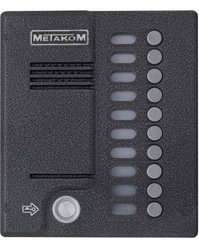 Блок вызова домофона Метаком MК10.2-TM4EV в Нижнем Тагиле Вызывные видеопанели малоабонентные Pintop.ru