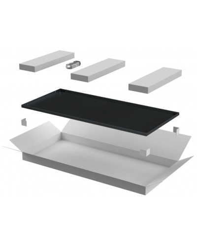 ITK LINEA E Дверь металлическая 600мм шкафа 18U чер. (LE05-18U6X-DM) в Нижнем Тагиле Аксессуары для стоек и шкафов Pintop.ru
