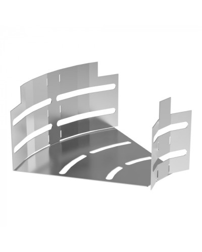 Угол горизонтальный изменяемый 0-45 градусов Стандарт INOX (AISI 304) 150х80 Промрукав (PR16.3588) в Нижнем Тагиле Аксессуары для лотков Pintop.ru