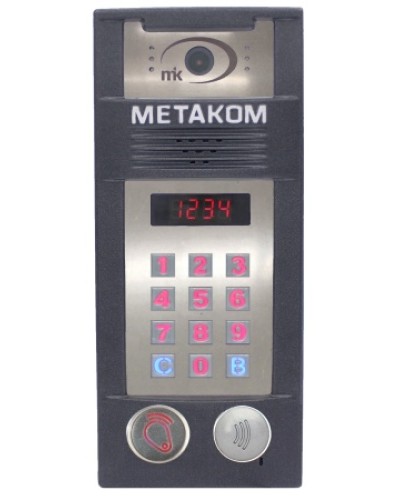 Многоабонентый антивандальный блок вызова со встроенной гибридной видеокамерой Метаком MК2018-RFMFСVH в Нижнем Тагиле Блоки вызова многоабонентные Pintop.ru