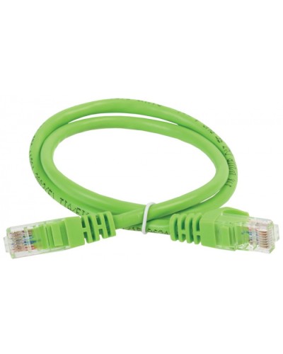 ITK Коммутационный шнур (патч-корд), кат.5Е UTP, 2м, зеленый (PC02-C5EU-2M) в Нижнем Тагиле Патч-корды и пигтейлы Pintop.ru