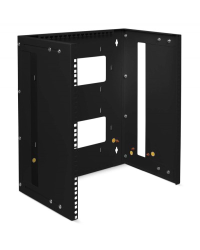 Кронштейн настенный 19 12U, цвет черный Cabeus NC-12U-BK в Нижнем Тагиле Аксессуары для стоек и шкафов Pintop.ru