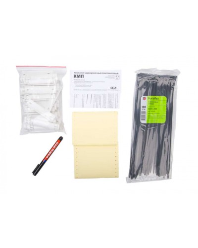 Комплект маркировочный пластмассовый КМП ССД (120808-00041) в Нижнем Тагиле Аксессуары для кабель-канала Pintop.ru