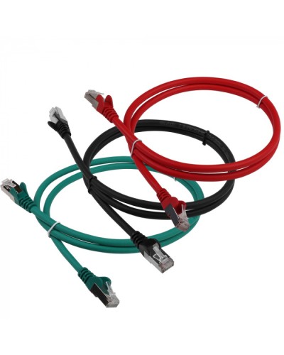 Патч-корд LSZH FTP кат.6, 15 м, черный LANMASTER LAN-PC45/S6-15-BK в Нижнем Тагиле Патч-корды и пигтейлы Pintop.ru