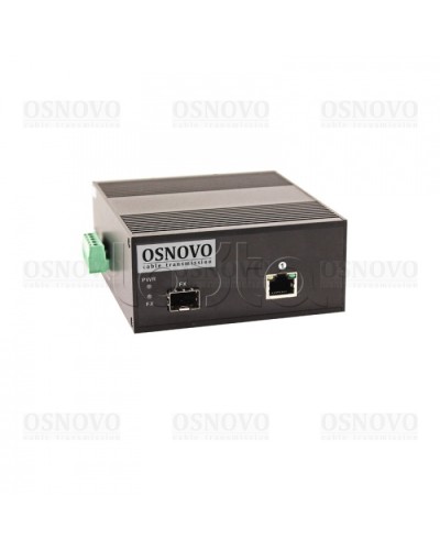 Медиаконвертер Gigabit Ethernet с поддержкой PoE OSNOVO OMC-1000-11X/I в Нижнем Тагиле Медиаконвертеры Pintop.ru