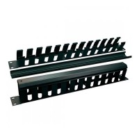 Органайзер кабельный 19" c крышкой на 24 порта, 2U TWT TWT-ORG/CV24-2U