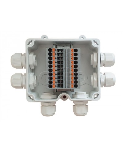 Клеммная коробка Магнито-контакт КСП-10 АЯКС IP66 PUSH-IN в Нижнем Тагиле Распределительные коробки Pintop.ru