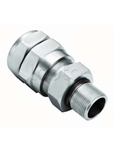 Кабельный ввод для бронированного кабеля с уплотнением внутренней оболочки кабеля резьбой G1/2, внешним диаметром кабеля D от 11 до 15 мм и проходным диаметром кабеля d= 6-10 мм Спектрон КВБ-15/10-М-G1/2 в Нижнем Тагиле Аксессуары для кабель-канала Pintop.r