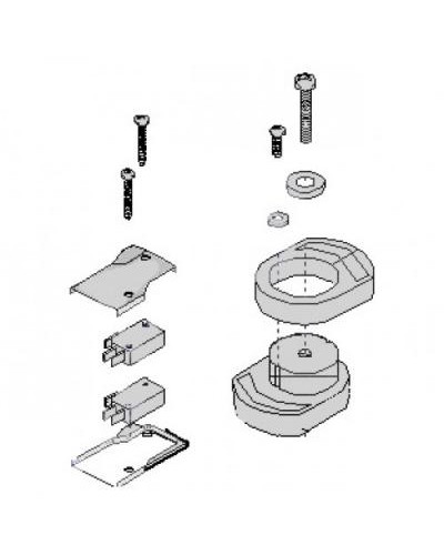 Механизм разблокировки FAST Came 119RID234 в Нижнем Тагиле Запчасти для шлагбаумов и автоматики Pintop.ru