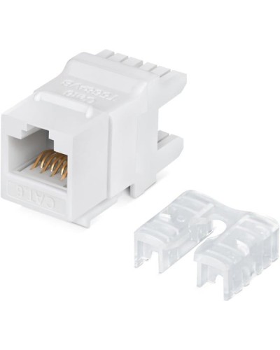 Модуль Keystone Jack RJ-45(8P8C), UTP неэкранированный, CAT 6, тип 180 градусов, белый REXANT PRO 02-0250 в Нижнем Тагиле Модули Keystone Pintop.ru