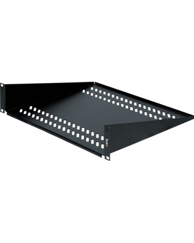 Полка фронтальная 2U (400 мм) TLK TLK-SHFR-400-BK в Нижнем Тагиле Полки для шкафов и стоек Pintop.ru