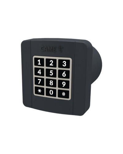 Проводная встраиваемая кодонаборная клавиатура Came 806SL-0290 - SELT2BDG, подключаемая к шине CXN, 12 кнопок, синяя подсветка, RAL7024 в Нижнем Тагиле Запчасти для шлагбаумов и автоматики Pintop.ru