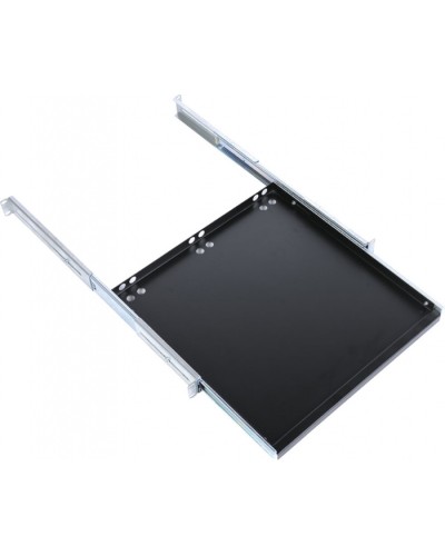 Полка клавиатурная с телескопическими направляющими, регулируемая глубина 580-620 мм ЦМО ТСВ-К4-9005 в Нижнем Тагиле Полки для шкафов и стоек Pintop.ru