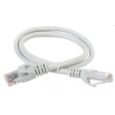 Коммутационный шнур (патч-корд), кат.6 UTP, LSZH, 0,5м, серый ITK (PC01-C6UL-05M)