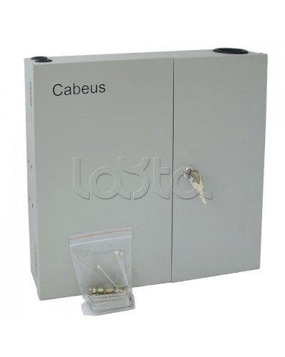 Бокс оптический настенный 19 на 16 SC/2xLC портов Cabeus FO-WL-16SC-K в Нижнем Тагиле Кросс оптический Pintop.ru