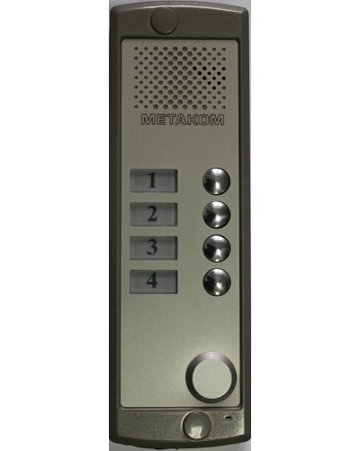 Блок вызова домофона Метаком MK4-K-RF в Нижнем Тагиле Блоки вызова многоабонентные Pintop.ru