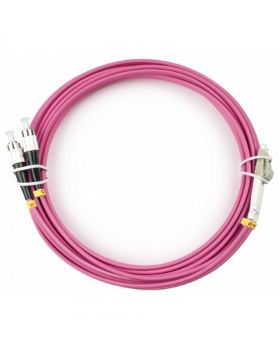 Шнур оптический duplex LC-FC 50/125 mm OM4 20м LSZH Cabeus FOP-50-OM4-LC-FC-20m в Нижнем Тагиле Патч-корды оптические Pintop.ru
