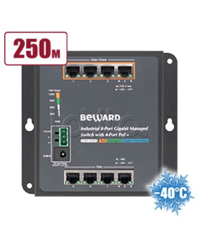 Коммутатор с PoE Beward STWP-08HP4 в Нижнем Тагиле Коммутаторы Pintop.ru