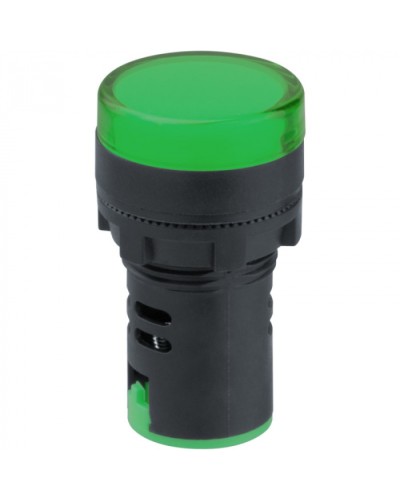 Лампа индикаторная Navigator 82 800 NBI-I-AD22-230-G зеленая d22мм 230В AC/DC в Нижнем Тагиле Источники света(Лампы) Pintop.ru