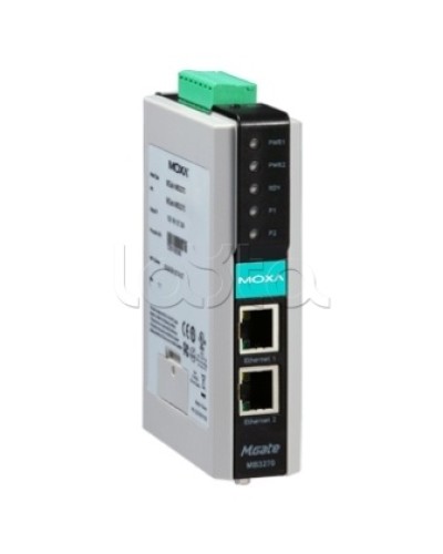 Преобразователь 2-портовый Modbus-RTU/ASCII (RS-232/422/485) в Modbus/TCPMoxa MGate MB3270 в Нижнем Тагиле Дополнительное оборудование для ОПС Pintop.ru