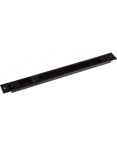 Панель 19 с щеточным вводом 1U, быстросъемная, черная LANMASTER LAN-DC-TLBRP-1U в Нижнем Тагиле Аксессуары для стоек и шкафов Pintop.ru