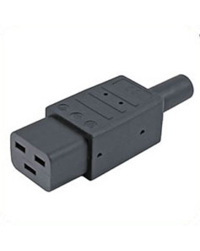 Разъем IEC 60320 C19 220В 16A на кабель Hyperline CON-IEC320C19 в Нижнем Тагиле Коммутационные изделия Pintop.ru