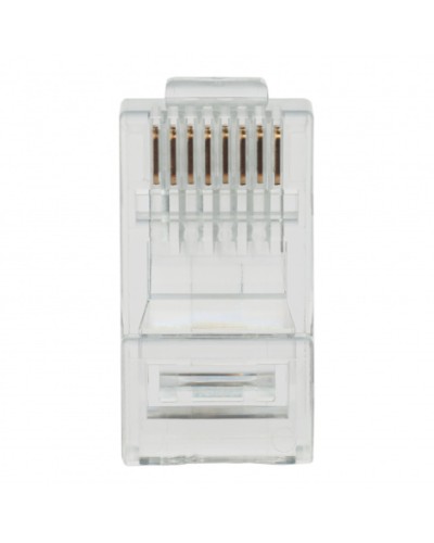 Коннектор (вилка) UTP кат.6 8P8C универсальная, 15U, 3 зубца, упак 100 шт Datarex DR-3003 в Нижнем Тагиле Коннекторы Pintop.ru