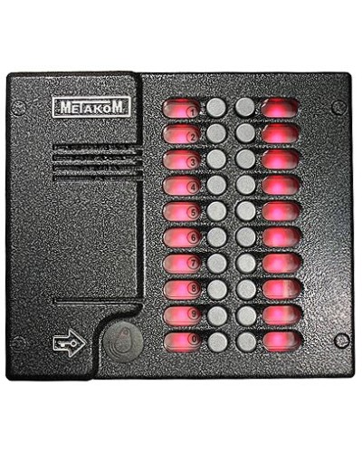 Блок вызова домофона Метаком MK20.2-RFEV в Нижнем Тагиле Вызывные видеопанели малоабонентные Pintop.ru