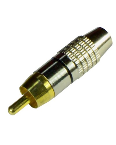 РАЗЪЕМ TS RCA штекер под винт, металл Tantos в Нижнем Тагиле Коннекторы Pintop.ru