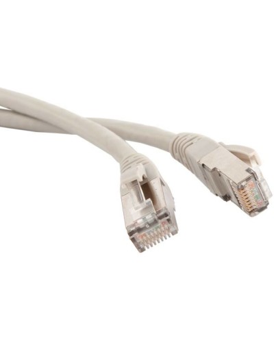 Патч-корд RJ45 FTP кат.6A, 1.0 м, серый LSZH LANMASTER LAN-PC45/S6A-1.0-GY в Нижнем Тагиле Патч-корды и пигтейлы Pintop.ru