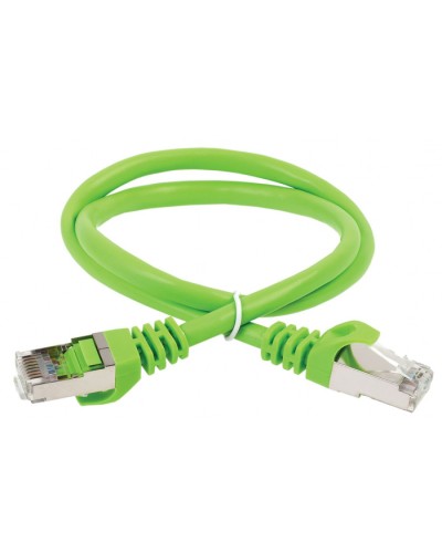 ITK Коммутационный шнур (патч-корд), кат.5Е FTP, 1,5м, зеленый (PC02-C5EF-1M5) в Нижнем Тагиле Патч-корды и пигтейлы Pintop.ru