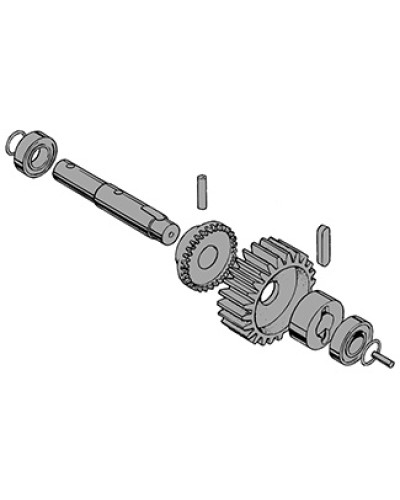 Вал в сборе C-BY Came 119RIC031 в Нижнем Тагиле Запчасти для шлагбаумов и автоматики Pintop.ru