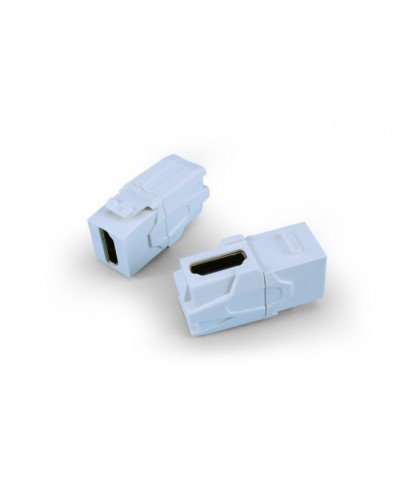 Вставка формата Keystone Jack Hyperline (KJ1-HDMI-AV18-WH) в Нижнем Тагиле Коннекторы Pintop.ru