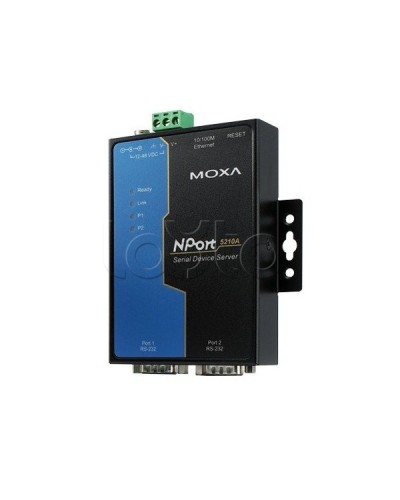 Сервер 2-портовый RS-232 в Ethernet Moxa NPort 5210A в Нижнем Тагиле Дополнительное оборудование для ОПС Pintop.ru