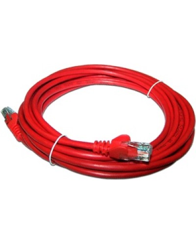 Патч-корд RJ45 - RJ45, 4 пары, UTP, категория 6, 0.5 м, красный, LSZH LANMASTER LAN-PC45/U6-0.5-RD в Нижнем Тагиле Патч-корды и пигтейлы Pintop.ru