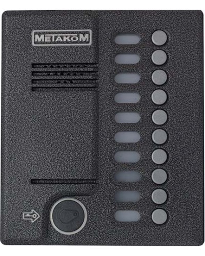 Блок вызова домофона Метаком MК10.2-RFEN в Нижнем Тагиле Вызывные аудиопанели малоабонентные Pintop.ru