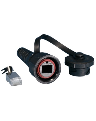 Разъем промышленный RJ-45 Hyperline (PLUG-IE-8P8C-PV-C6-SH) в Нижнем Тагиле Коннекторы Pintop.ru