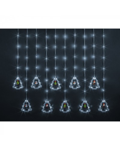 Гирлянда Navigator 95 008 NGF-D034-02 (бахрома елки и фигурки CW 3*0.6м IP20) в Нижнем Тагиле Источники света(Лампы) Pintop.ru