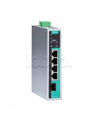 Коммутатор PoE 5-портовый Moxa EDS-G205A-4PoE-1GSFP в Нижнем Тагиле Коммутаторы Pintop.ru