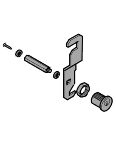 Замок дверцы G4040 Came 119RIG411 в Нижнем Тагиле Запчасти для шлагбаумов и автоматики Pintop.ru