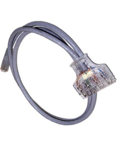 Патч-корд 110 тип - RJ45, 4 пары, UTP, категория 6, 2 м LANMASTER LAN-45-P4-2.0/6 в Нижнем Тагиле Патч-корды и пигтейлы Pintop.ru