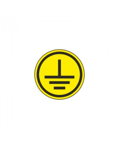 Самоклеящаяся этикетка: 30x30 мм, символ Заземление IEK YPC20-ZAZEM-1-096 в Нижнем Тагиле Дополнительное оборудование для ОПС Pintop.ru