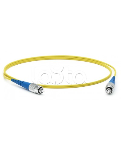 Патч-корд волоконно-оптический SM 9/125 (OS2), FC/UPC-FC/UPC, simplex, LSZH, 10 м Hyperline FC-S2-9-FC/UR-FC/UR-H-10M-LSZH-YL в Нижнем Тагиле Патч-корды оптические Pintop.ru