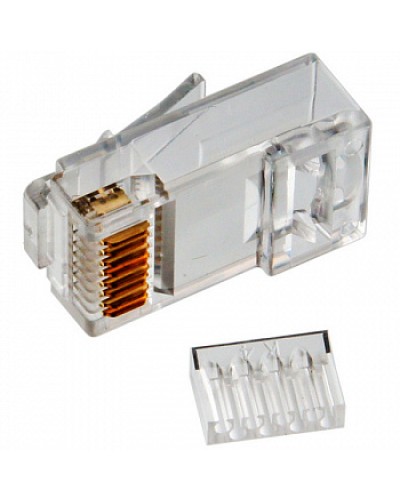 Коннектор RJ45 UTP 8P8C TWT (TWT-PL45-8P8C-V) в Нижнем Тагиле Коннекторы и разъемы Pintop.ru
