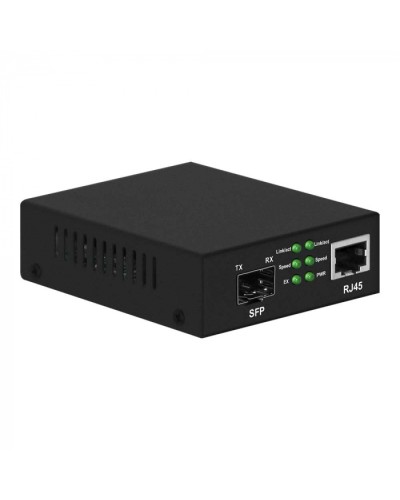 Медиаконвертер Gigabit Ethernet, SFP 1000Мбит/c, RJ45 10/100/1000Мбит/c, поддержка LFP NST NS-MC-1G1GX в Нижнем Тагиле Медиаконвертеры Pintop.ru