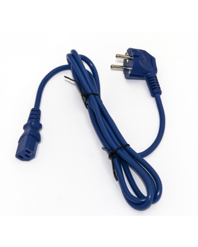 Кабель питания компьютера Hyperline PWC-IEC13-SHM-5.0-BL в Нижнем Тагиле Патч-корды и пигтейлы Pintop.ru