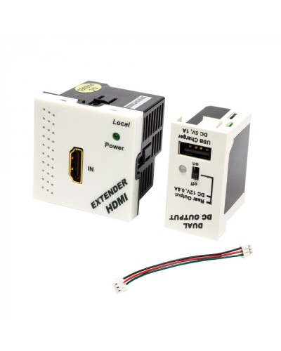 Конвертор RJ45-HDMI LANMASTER LAN-SIP-23HDMI/TX-WH в Нижнем Тагиле Медиаконвертеры Pintop.ru