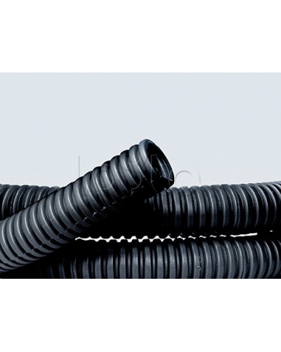 Труба ПНД гибкая гофр. д.50мм, лёгкая без протяжки, 15м, цвет чёрный DKC 70750 в Нижнем Тагиле Труба гофрированная Pintop.ru